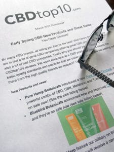 CBD Oil Review Newsletter